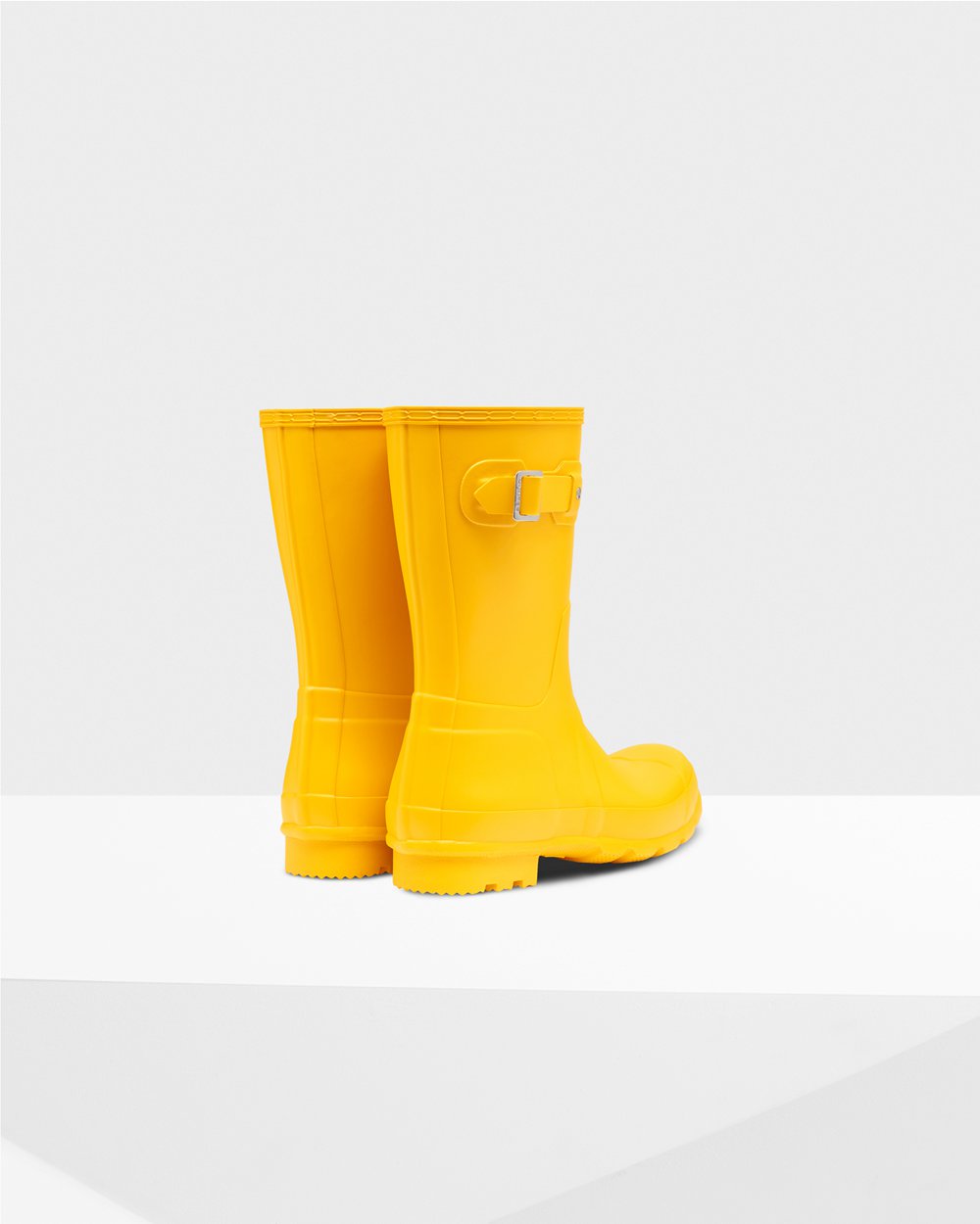 Mens Hunter Short Rain Boots Yellow - Original - 4810573-LU